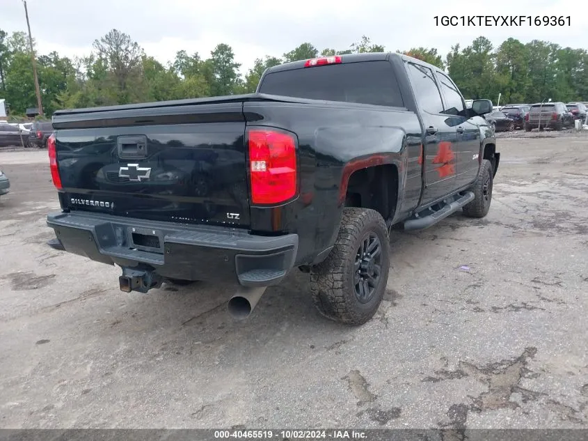 2019 Chevrolet Silverado 2500Hd Ltz VIN: 1GC1KTEYXKF169361 Lot: 40465519