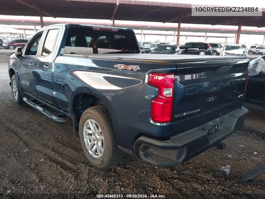 1GCRYEED5KZ234884 2019 Chevrolet Silverado 1500 Rst