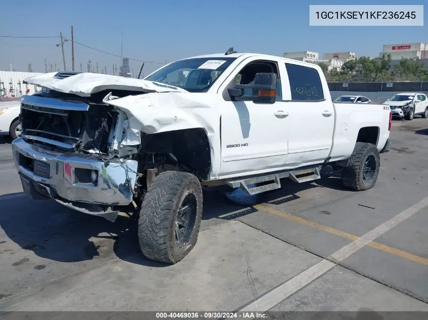 2019 Chevrolet Silverado 2500Hd Lt VIN: 1GC1KSEY1KF236245 Lot: 40469036