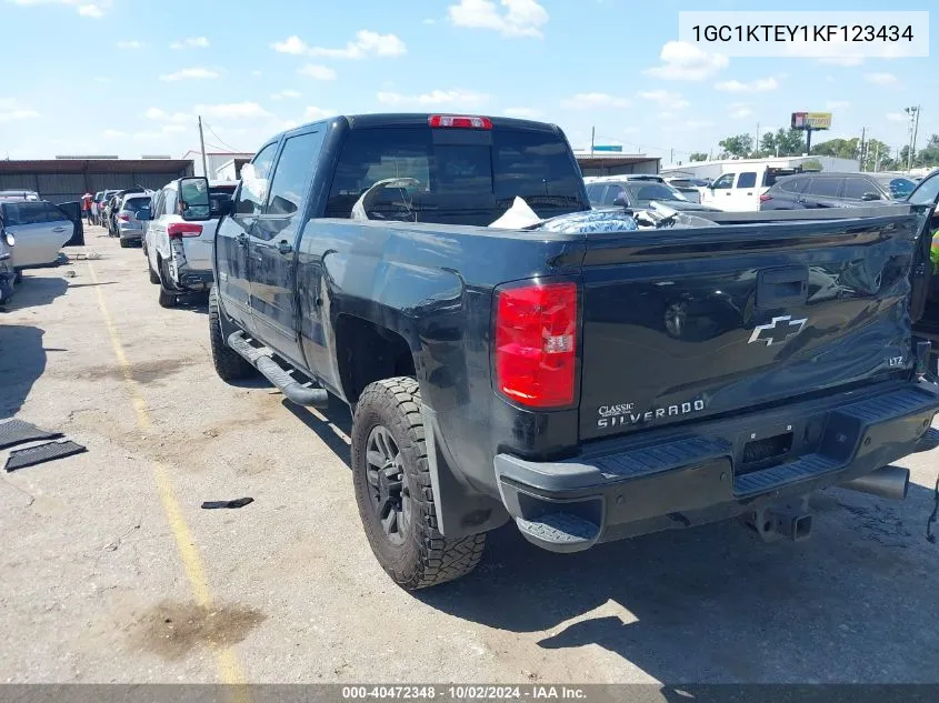 2019 Chevrolet Silverado 2500Hd Ltz VIN: 1GC1KTEY1KF123434 Lot: 40472348