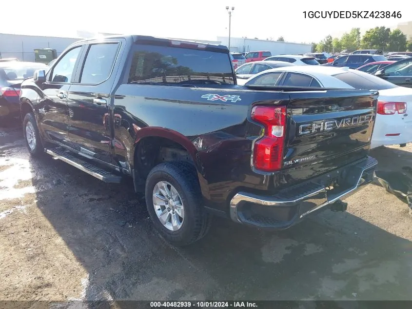 1GCUYDED5KZ423846 2019 Chevrolet Silverado 1500 Lt