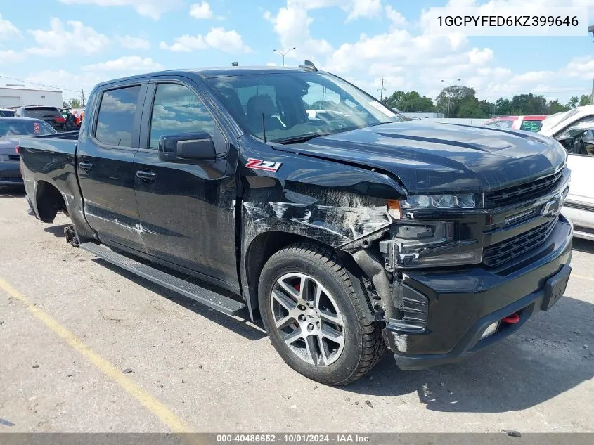 2019 Chevrolet Silverado 1500 Lt Trail Boss VIN: 1GCPYFED6KZ399646 Lot: 40486652