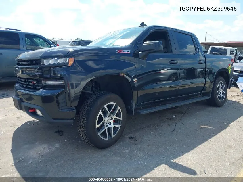 2019 Chevrolet Silverado 1500 Lt Trail Boss VIN: 1GCPYFED6KZ399646 Lot: 40486652