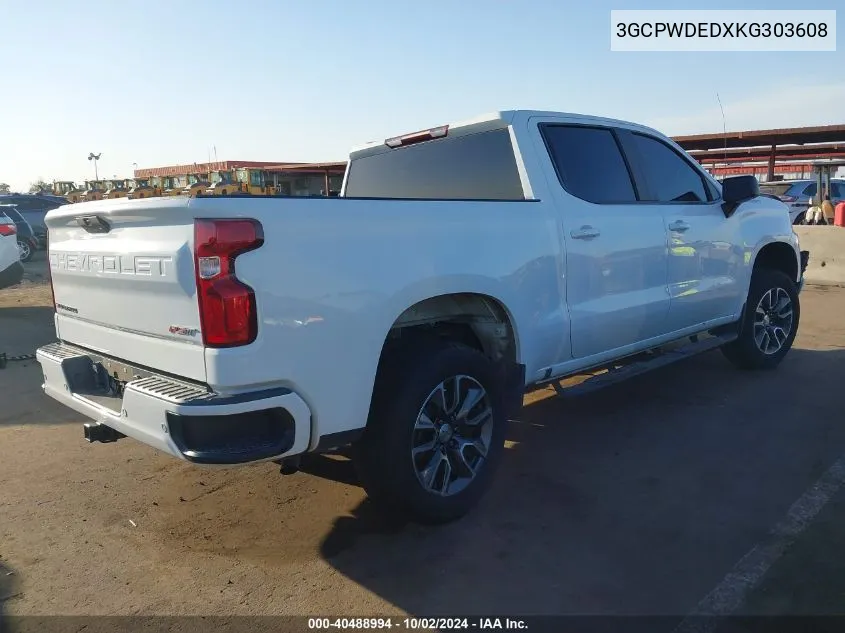 3GCPWDEDXKG303608 2019 Chevrolet Silverado 1500 Rst