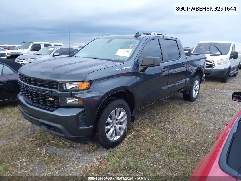 2019 Chevrolet Silverado 1500 Custom VIN: 3GCPWBEH8KG291644 Lot: 40495439