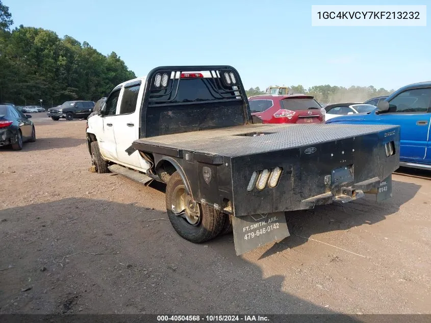 2019 Chevrolet Silverado K3500 VIN: 1GC4KVCY7KF213232 Lot: 40504568