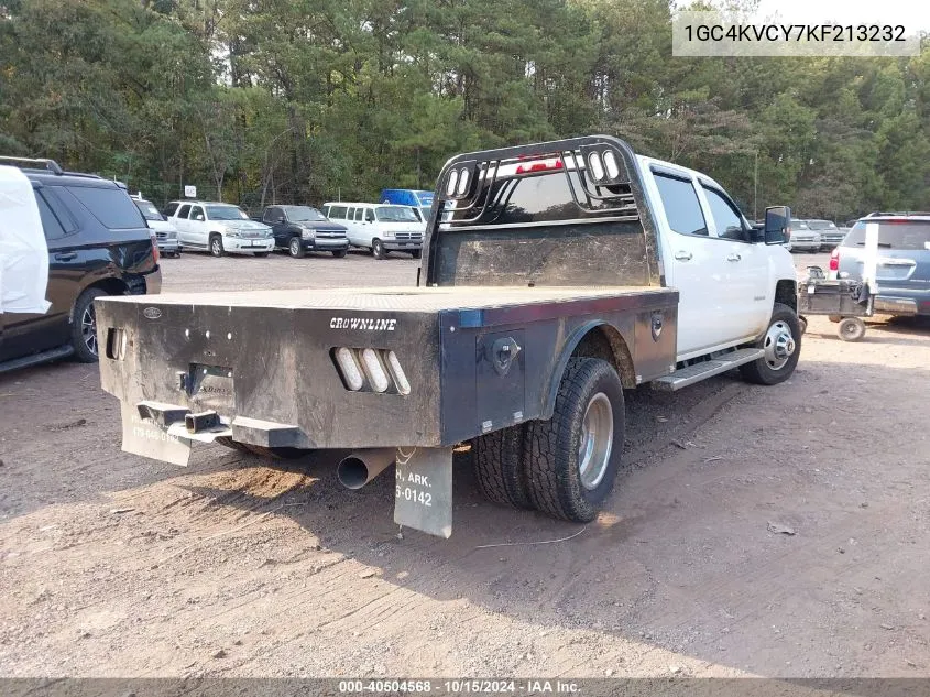 2019 Chevrolet Silverado K3500 VIN: 1GC4KVCY7KF213232 Lot: 40504568