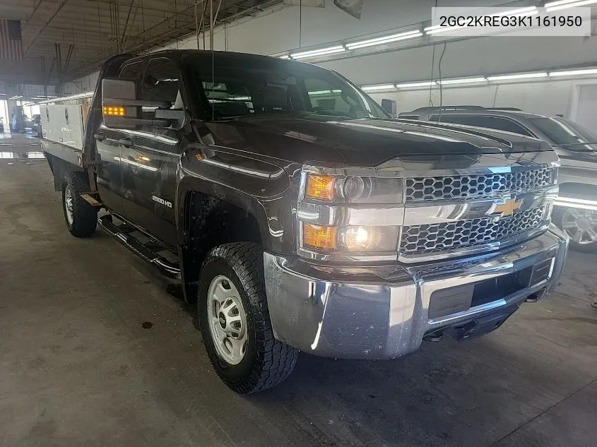 2GC2KREG3K1161950 2019 Chevrolet Silverado K2500 Heavy Duty