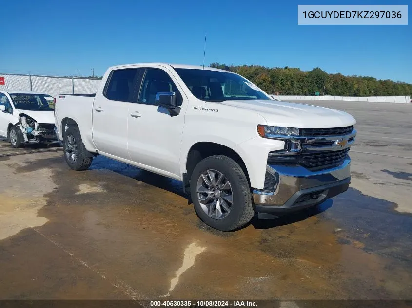 2019 Chevrolet Silverado K1500 Lt VIN: 1GCUYDED7KZ297036 Lot: 40530335