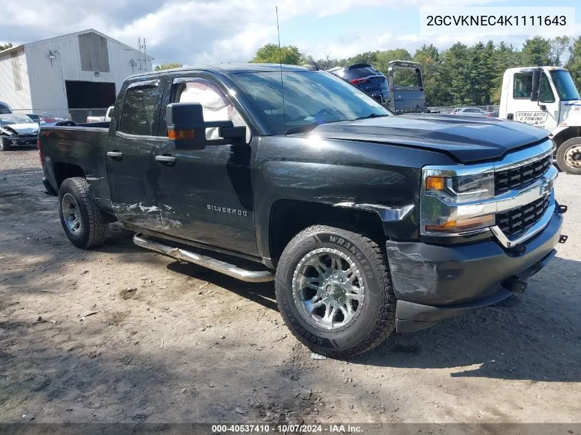 2GCVKNEC4K1111643 2019 Chevrolet Silverado 1500 Ld Wt