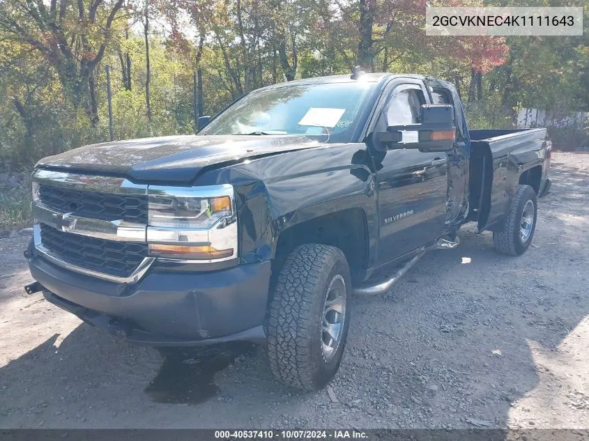 2019 Chevrolet Silverado 1500 Ld Wt VIN: 2GCVKNEC4K1111643 Lot: 40537410