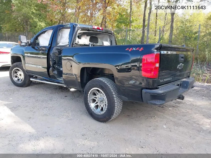 2019 Chevrolet Silverado 1500 Ld Wt VIN: 2GCVKNEC4K1111643 Lot: 40537410