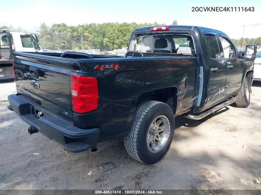 2019 Chevrolet Silverado 1500 Ld Wt VIN: 2GCVKNEC4K1111643 Lot: 40537410