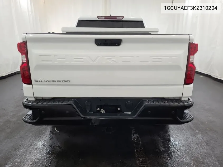 1GCUYAEF3KZ310204 2019 Chevrolet Silverado K1500