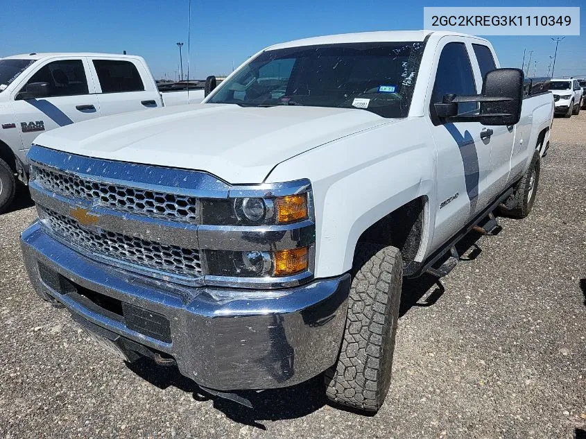 2019 Chevrolet Silverado K2500 Heavy Duty VIN: 2GC2KREG3K1110349 Lot: 40544616