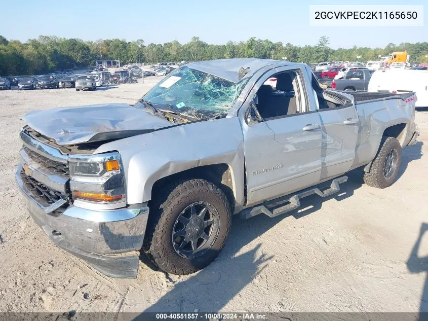 2019 Chevrolet Silverado Ld K1500 Lt VIN: 2GCVKPEC2K1165650 Lot: 40551557