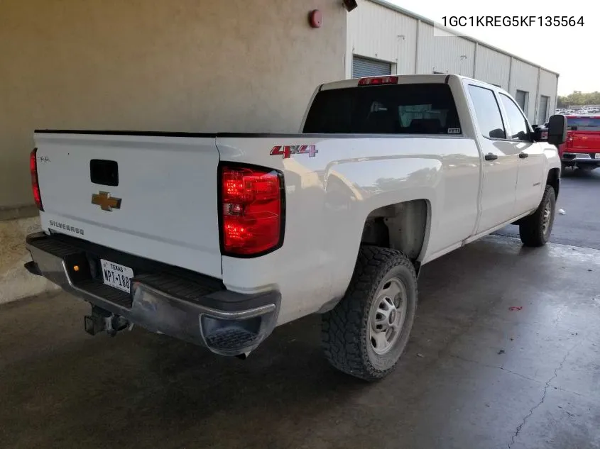 2019 Chevrolet Silverado 2500Hd Wt VIN: 1GC1KREG5KF135564 Lot: 40578207