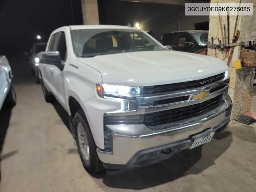 2019 Chevrolet Silverado 1500 Lt VIN: 3GCUYDED9KG275085 Lot: 40578258