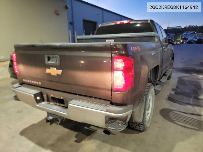 2019 Chevrolet Silverado 2500Hd Wt VIN: 2GC2KREG8K1164942 Lot: 40578349