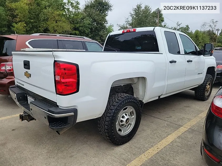 2019 Chevrolet Silverado K2500 Heavy Duty VIN: 2GC2KREG9K1137233 Lot: 40616333