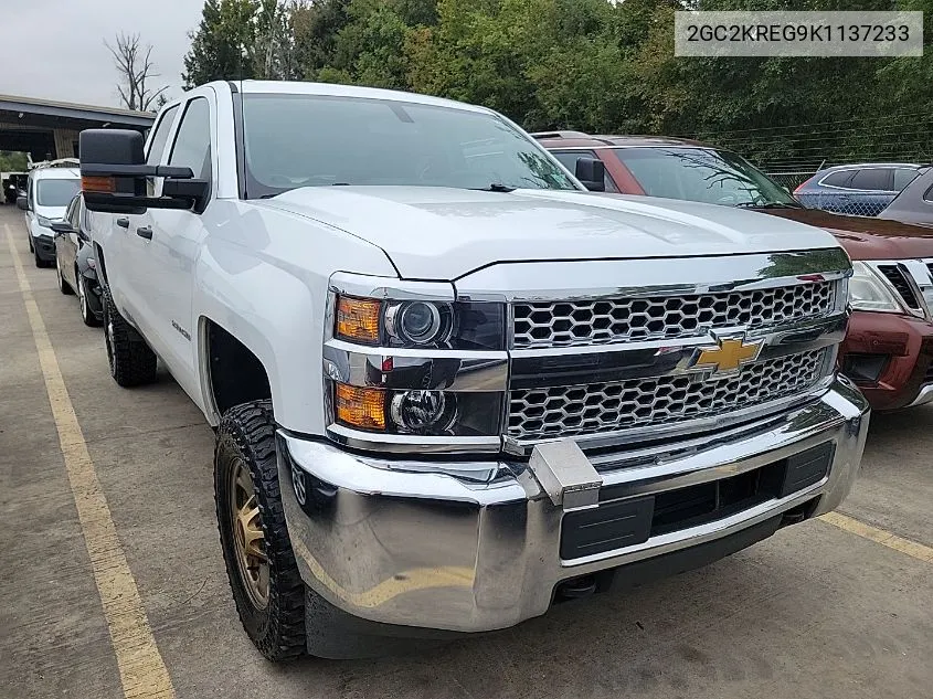 2019 Chevrolet Silverado K2500 Heavy Duty VIN: 2GC2KREG9K1137233 Lot: 40616333