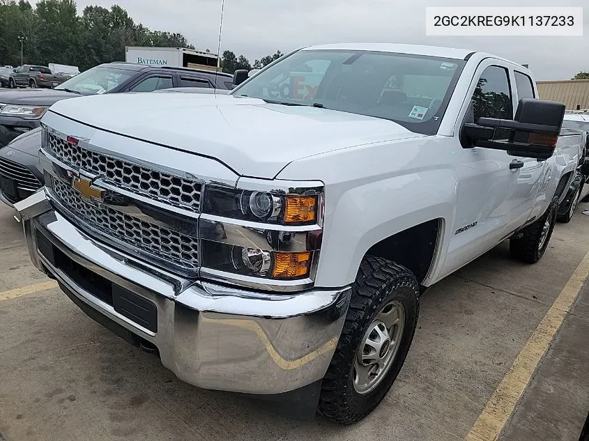 2019 Chevrolet Silverado K2500 Heavy Duty VIN: 2GC2KREG9K1137233 Lot: 40616333