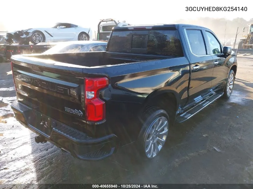 3GCUYHED8KG254140 2019 Chevrolet Silverado K1500 High Country