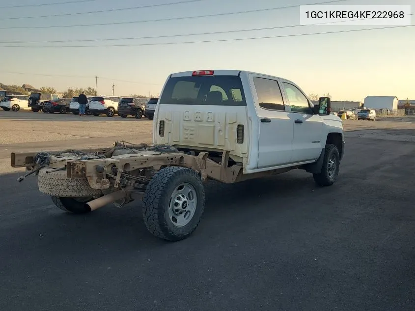 2019 Chevrolet Silverado K2500 Heavy Duty VIN: 1GC1KREG4KF222968 Lot: 40658789