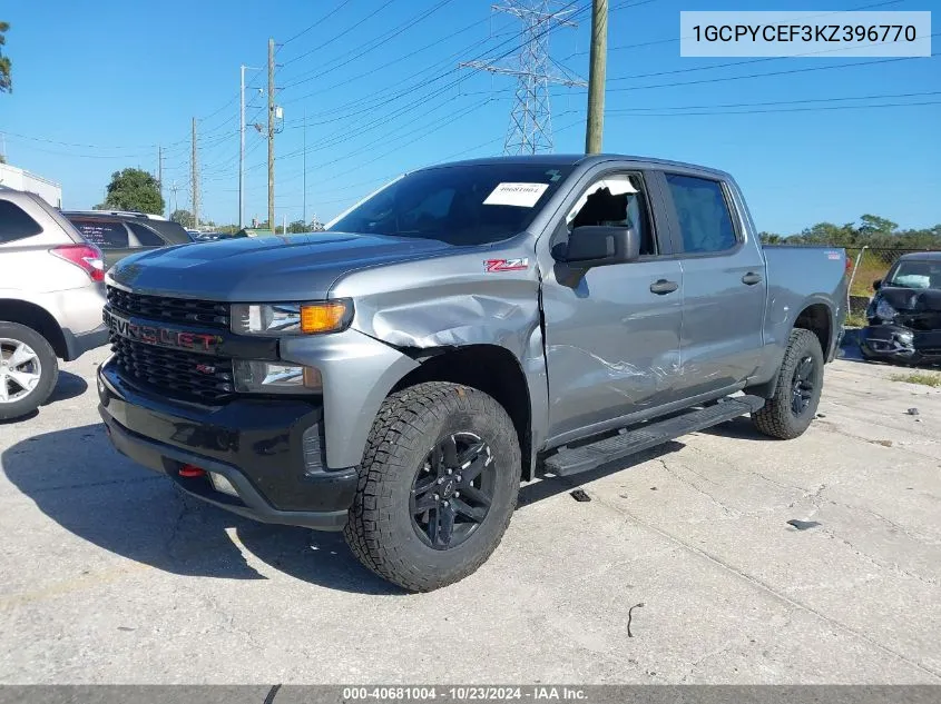 2019 Chevrolet Silverado 1500 Custom Trail Boss VIN: 1GCPYCEF3KZ396770 Lot: 40681004