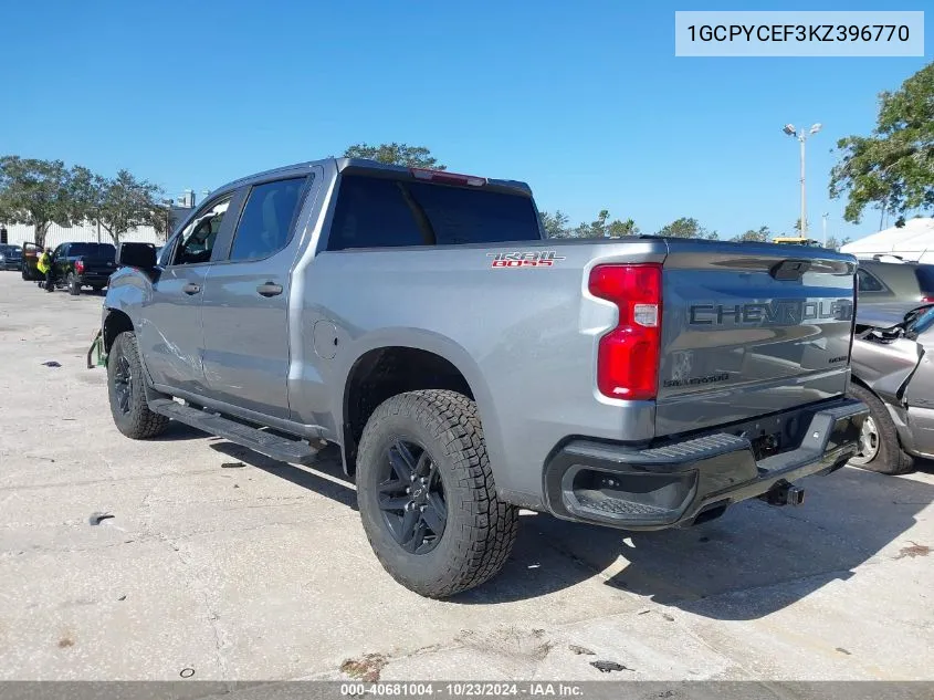 2019 Chevrolet Silverado 1500 Custom Trail Boss VIN: 1GCPYCEF3KZ396770 Lot: 40681004