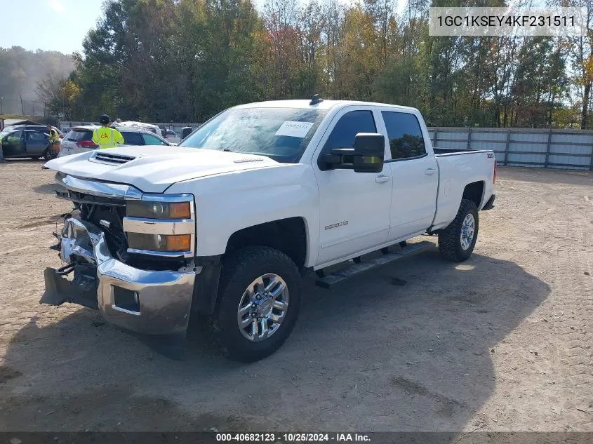 2019 Chevrolet Silverado 2500Hd Lt VIN: 1GC1KSEY4KF231511 Lot: 40682123