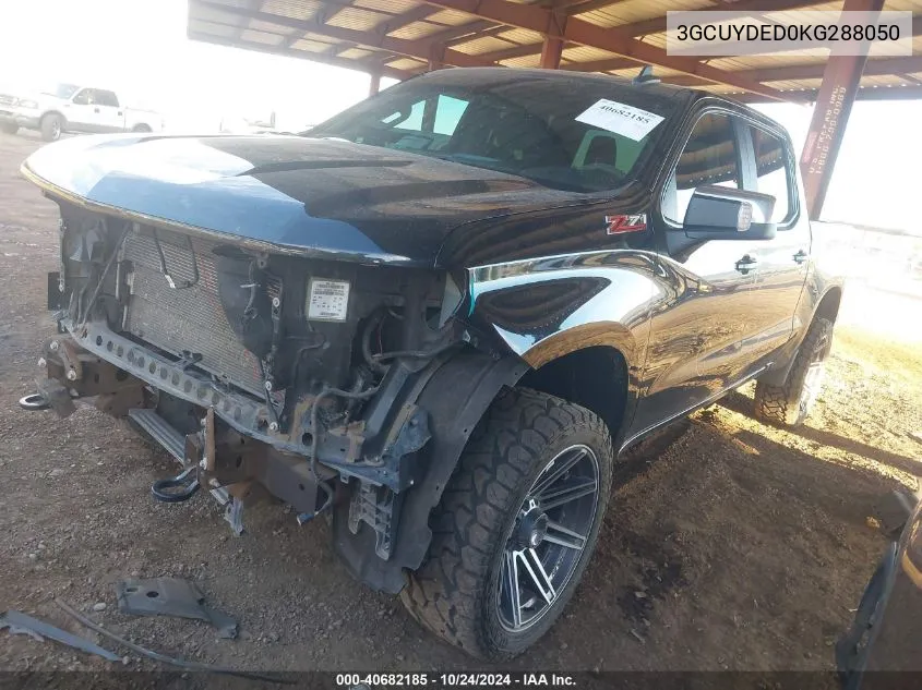 2019 Chevrolet Silverado 1500 Lt VIN: 3GCUYDED0KG288050 Lot: 40682185