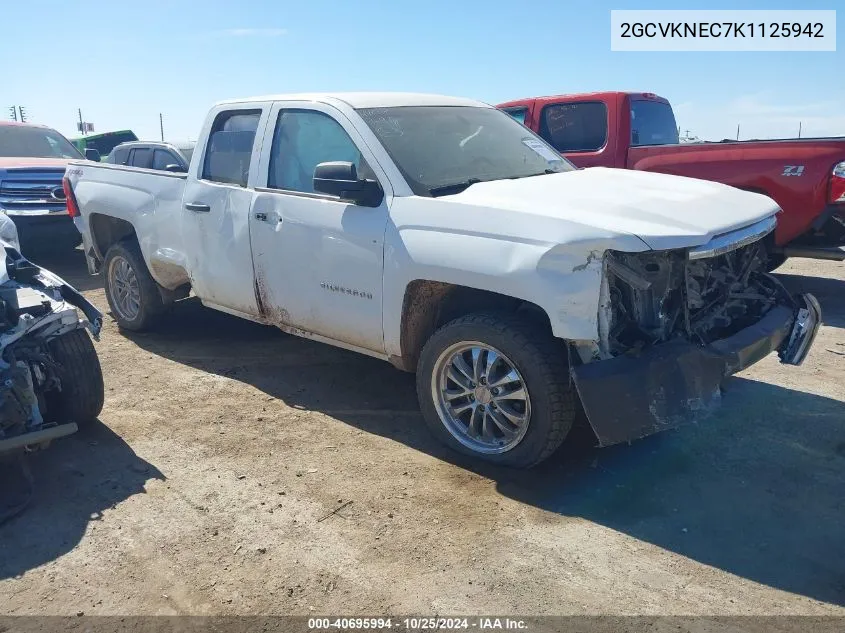 2019 Chevrolet Silverado 1500 Ld Wt VIN: 2GCVKNEC7K1125942 Lot: 40695994