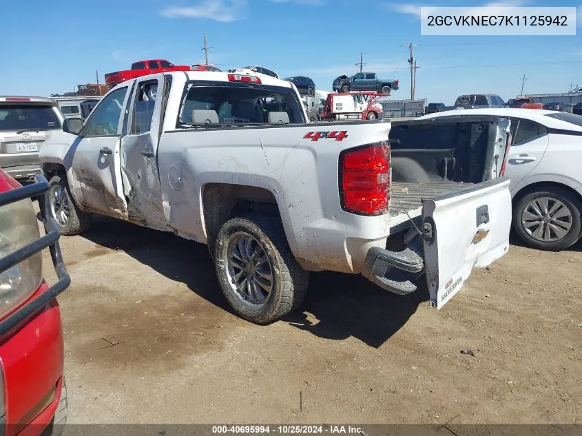 2019 Chevrolet Silverado 1500 Ld Wt VIN: 2GCVKNEC7K1125942 Lot: 40695994