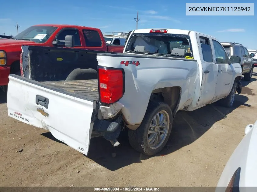 2019 Chevrolet Silverado 1500 Ld Wt VIN: 2GCVKNEC7K1125942 Lot: 40695994