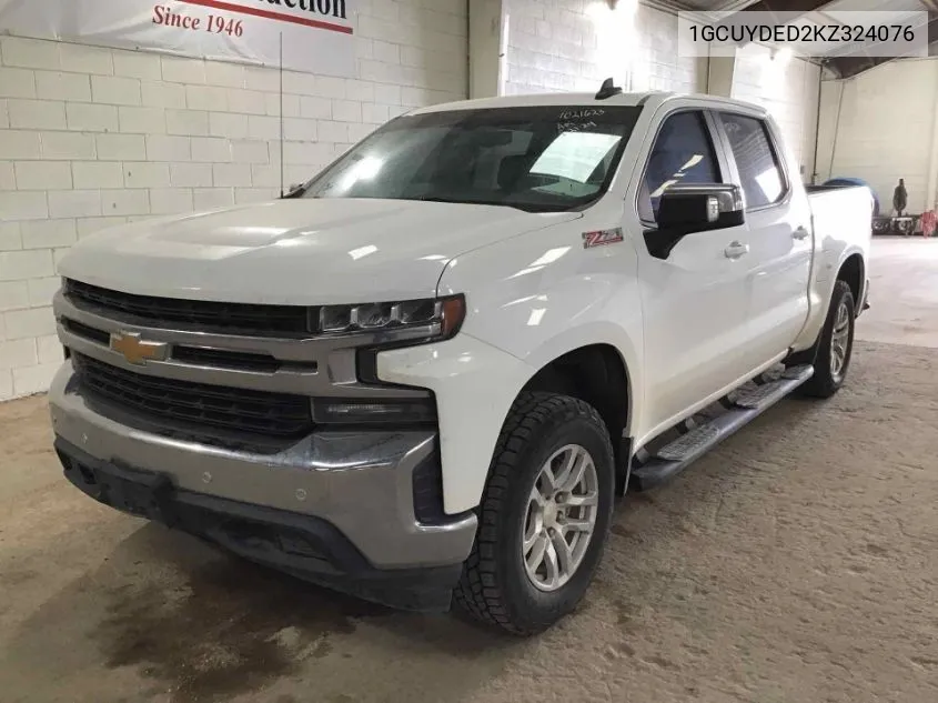 2019 Chevrolet Silverado K1500 Lt VIN: 1GCUYDED2KZ324076 Lot: 40713627