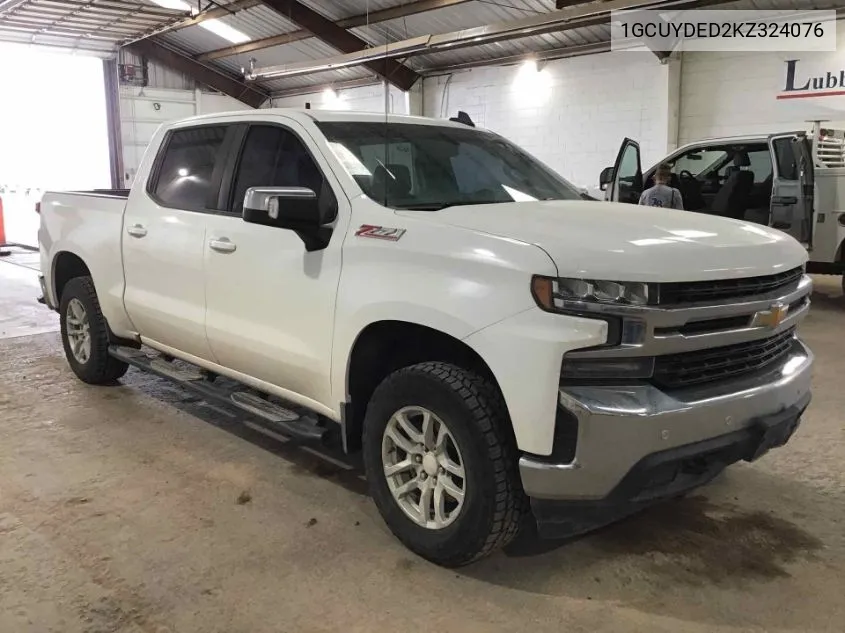 2019 Chevrolet Silverado K1500 Lt VIN: 1GCUYDED2KZ324076 Lot: 40713627