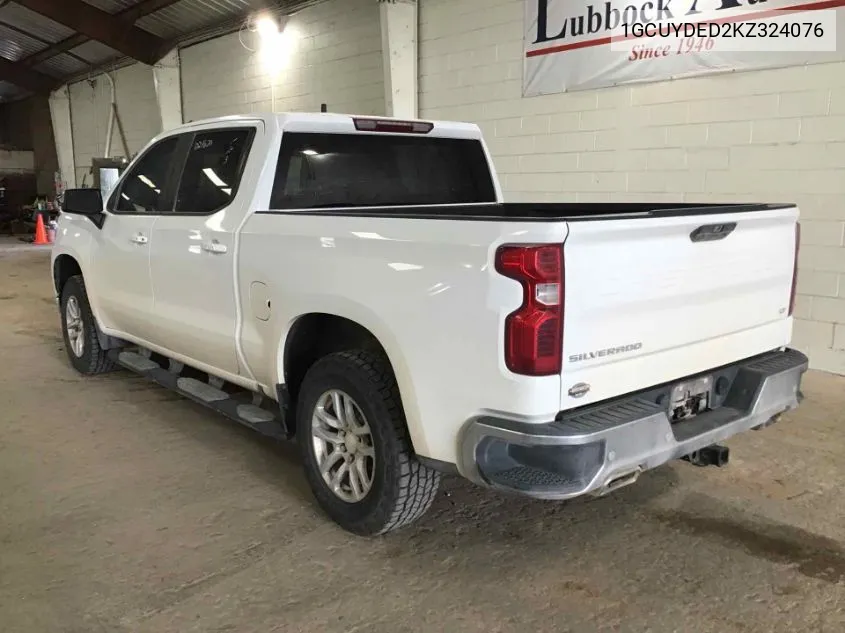 2019 Chevrolet Silverado K1500 Lt VIN: 1GCUYDED2KZ324076 Lot: 40713627