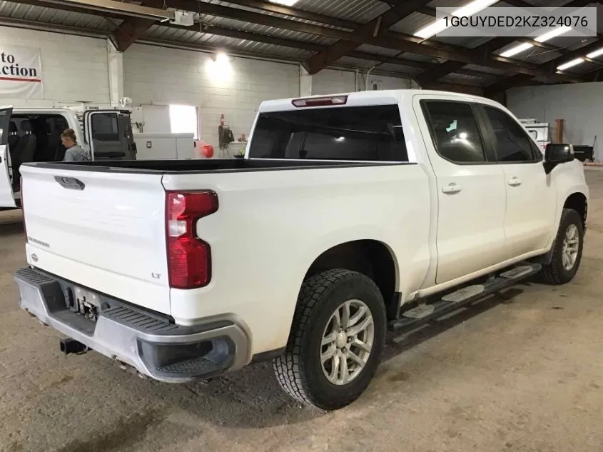 2019 Chevrolet Silverado K1500 Lt VIN: 1GCUYDED2KZ324076 Lot: 40713627