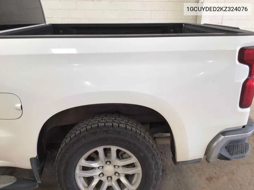 1GCUYDED2KZ324076 2019 Chevrolet Silverado K1500 Lt