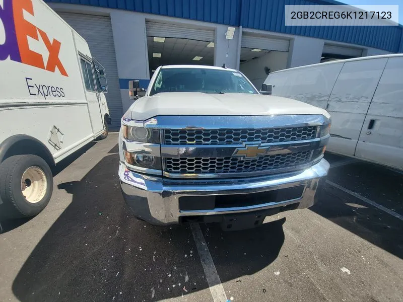 2019 Chevrolet Silverado C2500 Heavy Duty VIN: 2GB2CREG6K1217123 Lot: 40713673