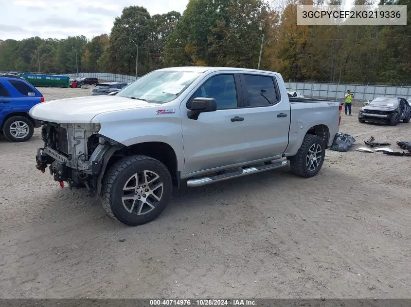 2019 Chevrolet Silverado 1500 Custom Trail Boss VIN: 3GCPYCEF2KG219336 Lot: 40714976