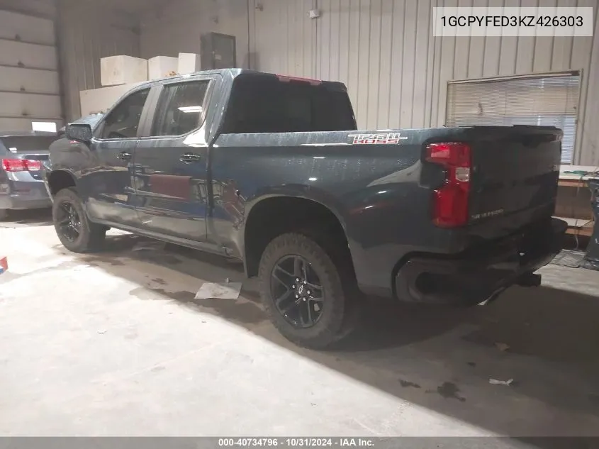 1GCPYFED3KZ426303 2019 Chevrolet Silverado 1500 Lt Trail Boss