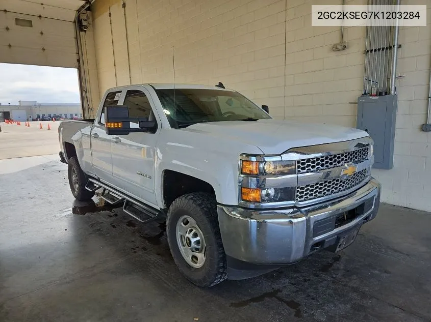 2019 Chevrolet Silverado K2500 Heavy Duty Lt VIN: 2GC2KSEG7K1203284 Lot: 40793714