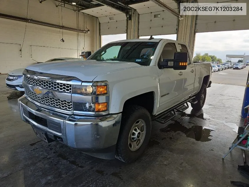 2019 Chevrolet Silverado K2500 Heavy Duty Lt VIN: 2GC2KSEG7K1203284 Lot: 40793714