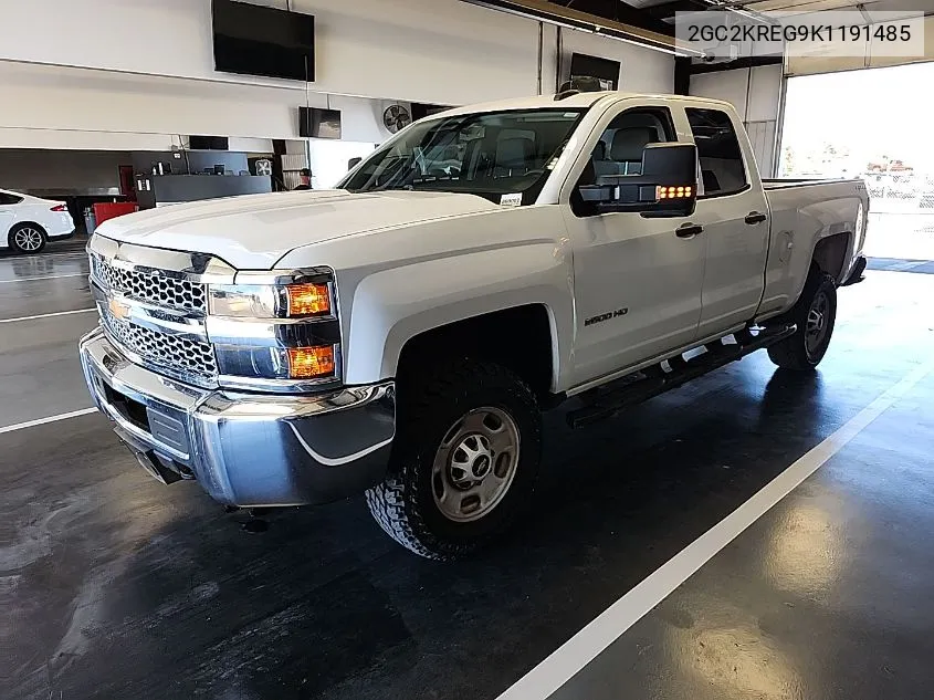 2019 Chevrolet Silverado K2500 Heavy Duty VIN: 2GC2KREG9K1191485 Lot: 40793989