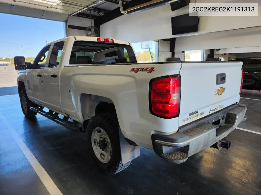 2019 Chevrolet Silverado K2500 Heavy Duty VIN: 2GC2KREG2K1191313 Lot: 40799064