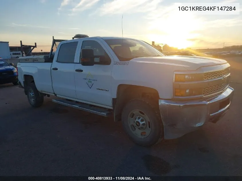 2019 Chevrolet Silverado 2500Hd Wt VIN: 1GC1KREG4KF147284 Lot: 40813933