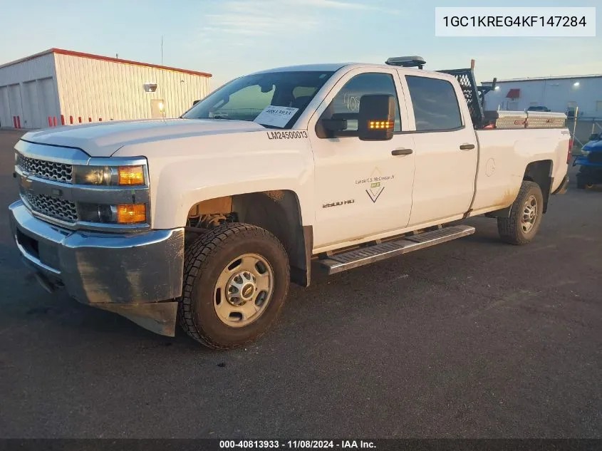 2019 Chevrolet Silverado 2500Hd Wt VIN: 1GC1KREG4KF147284 Lot: 40813933