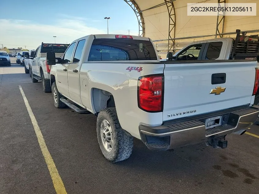 2019 Chevrolet Silverado K2500 Heavy Duty VIN: 2GC2KREG5K1205611 Lot: 40815871